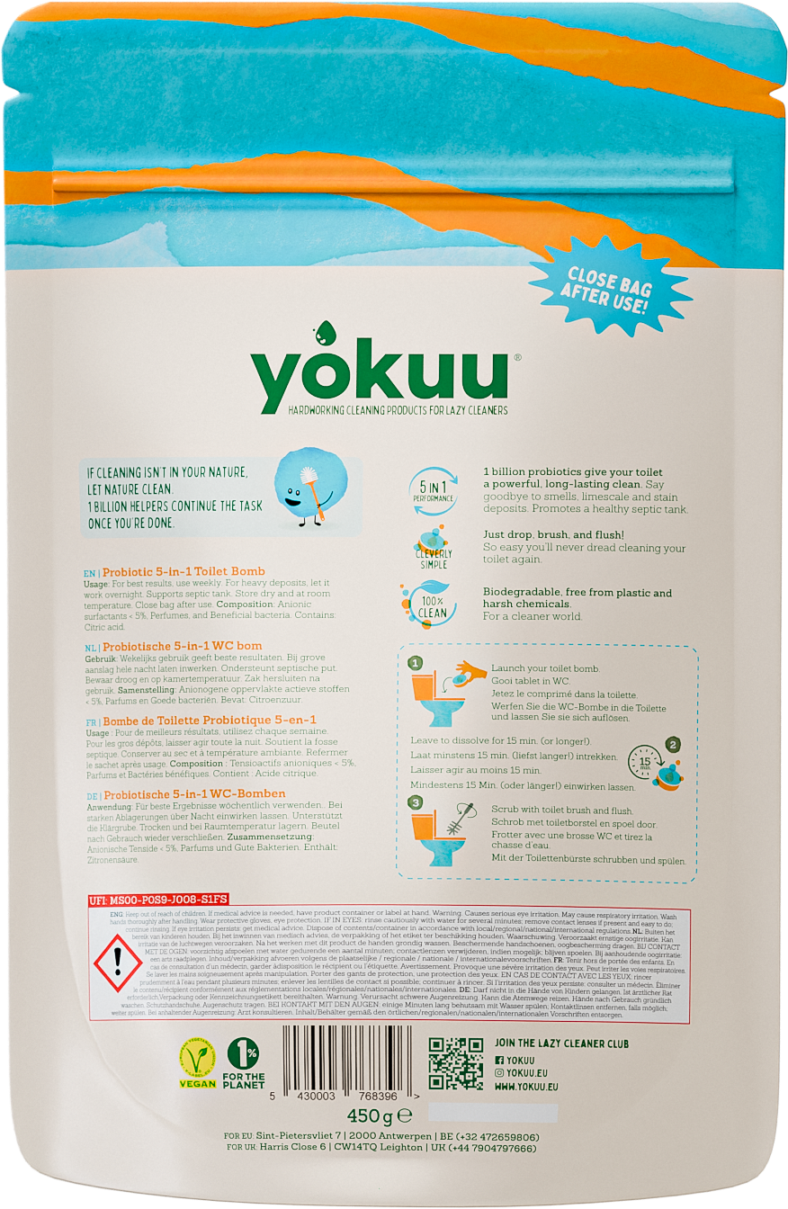 Yokuu Toilet bomb thyme and sea salt 30.00 Tabletten