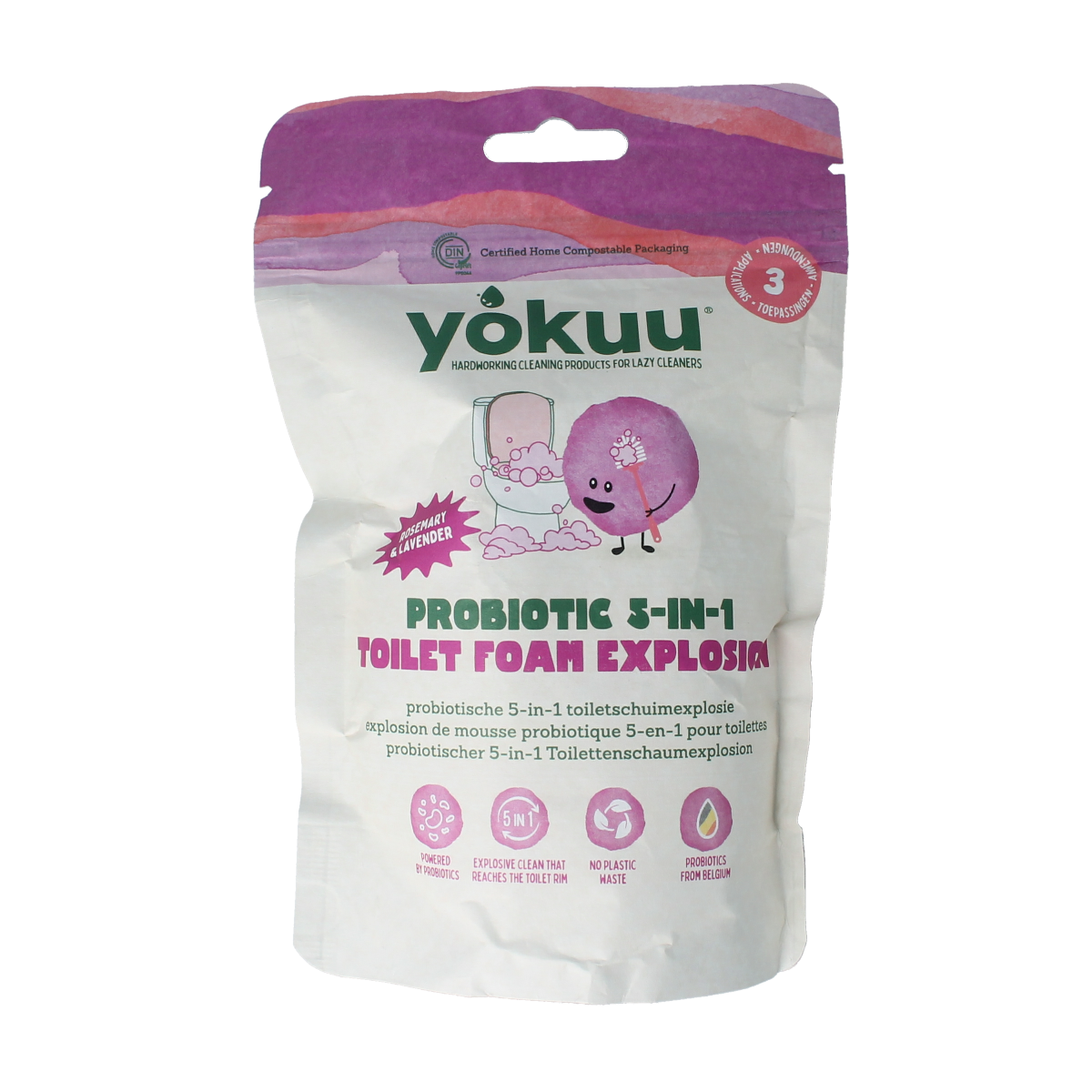 Yokuu Probio toilet schuim 5 in 1 300.00 Gram