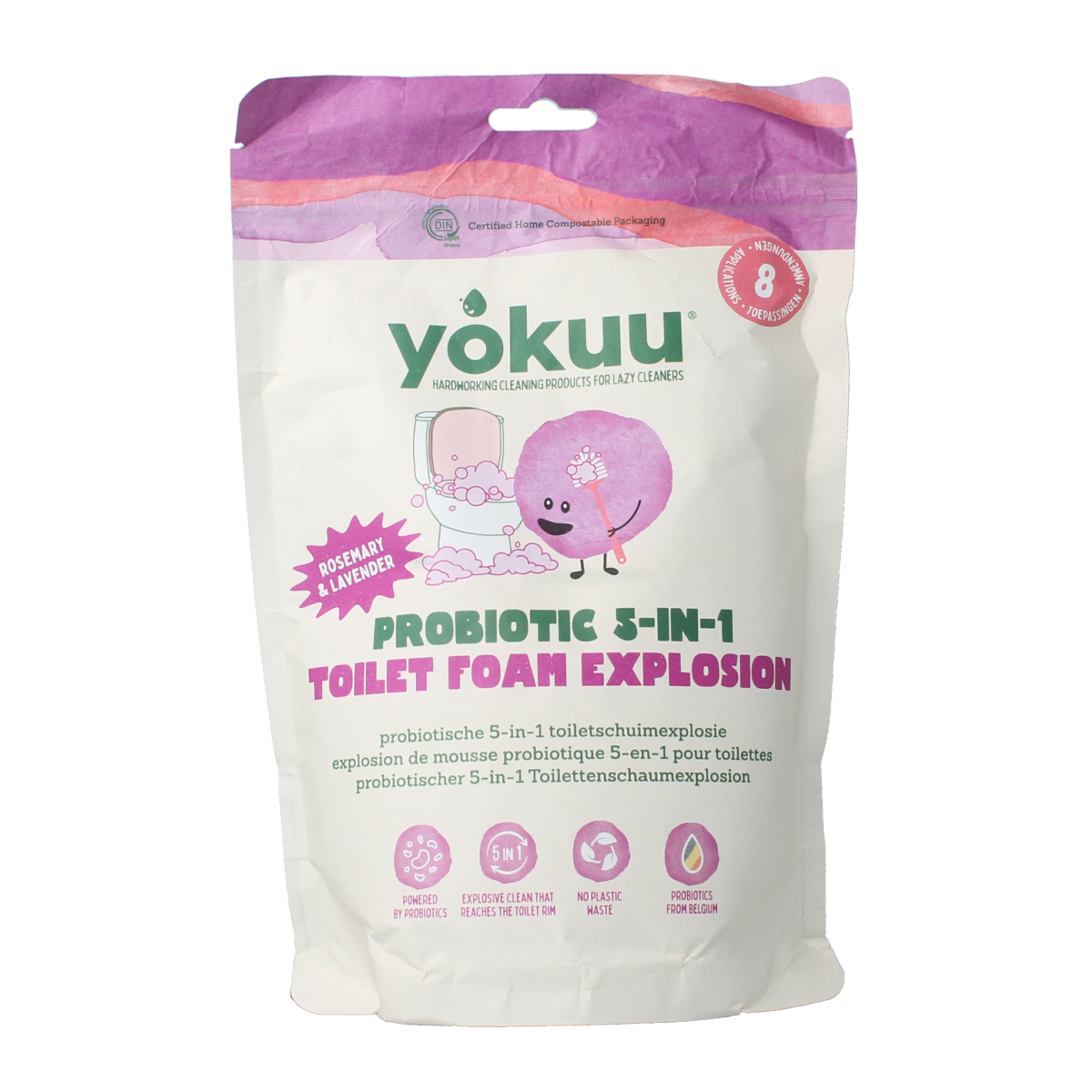 Yokuu Probio toilet schuim 5 in 1 800.00 Gram