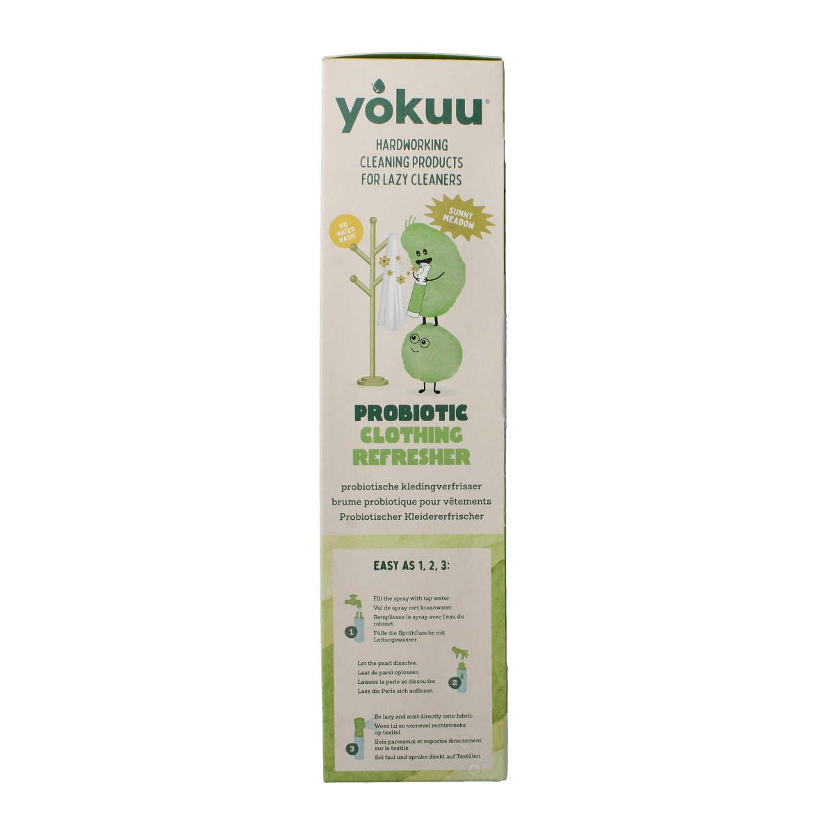 Yokuu Probiotische kledingopfrisser startkit parel+spray 1.00 Stuks
