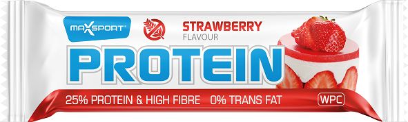 Max Sport Proteine bar strawberry 60.00 Gram