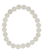 Ruben Robijn Kralenarmband jade wit 8mm 1.00 Stuks