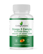Livinggreens Omega 3 visolie complex 180.00 Capsules