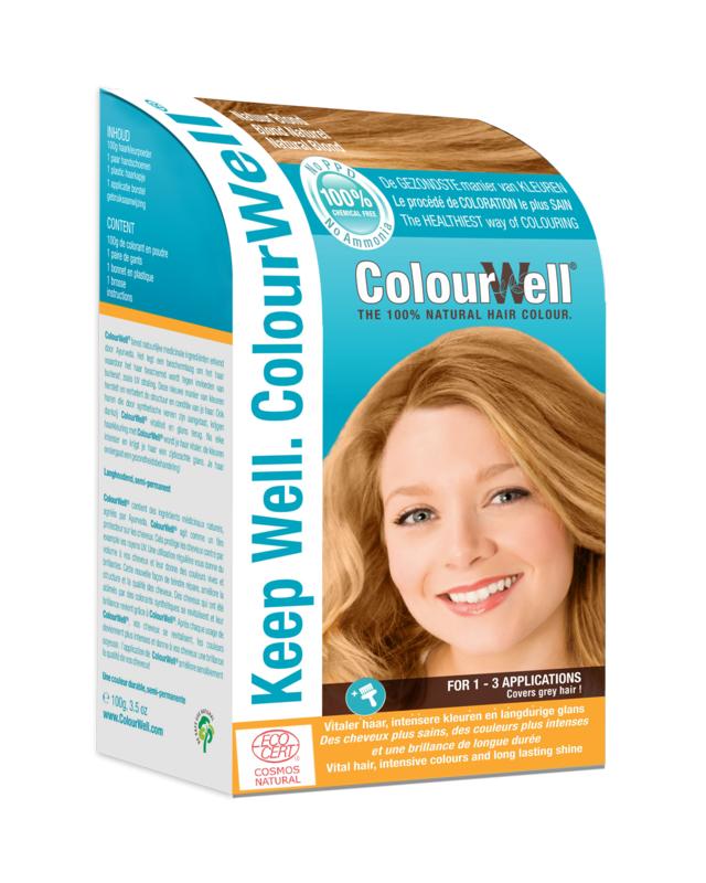 Colourwell 100% Natuurlijke haarkleur natuur blond 100.00 Gram