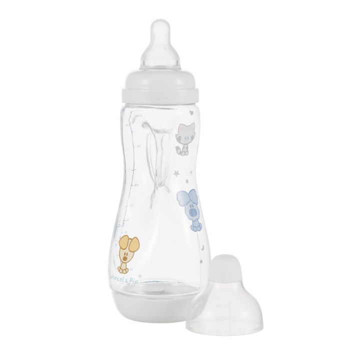Difrax Handgreep fles 240ml Woezel & Pip 1.00 Stuks