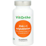 VitOrtho Zink + C zuigtabletten 60.00 Zuigtabletten