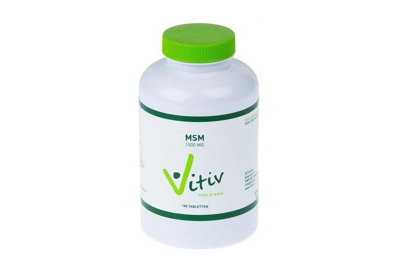 Vitiv MSM 1500mg 180.00 Tabletten