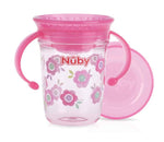 Nuby Wonder cup 240ml roze 6+ maanden 1.00 Stuks