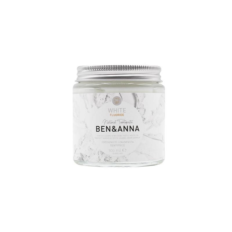 Ben & Anna Tandpasta white fluoride 100.00 Gram