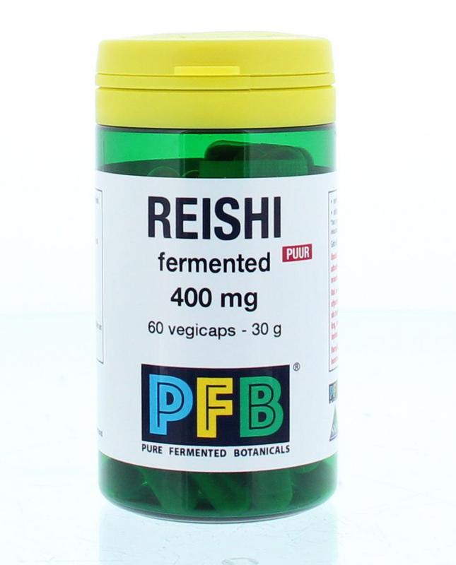SNP Reishi fermented 400mg puur 60.00 Vegetarische capsules