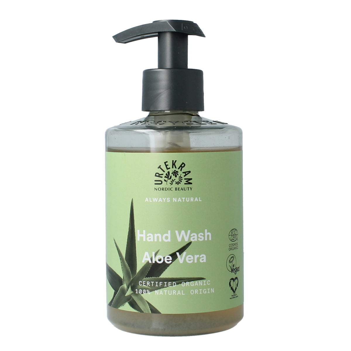 Urtekram Handzeep vloeibaar aloe vera 380.00 Milliliter