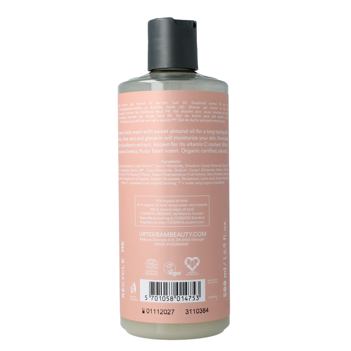 Urtekram Nordic berry creamy body wash 500.00 Milliliter