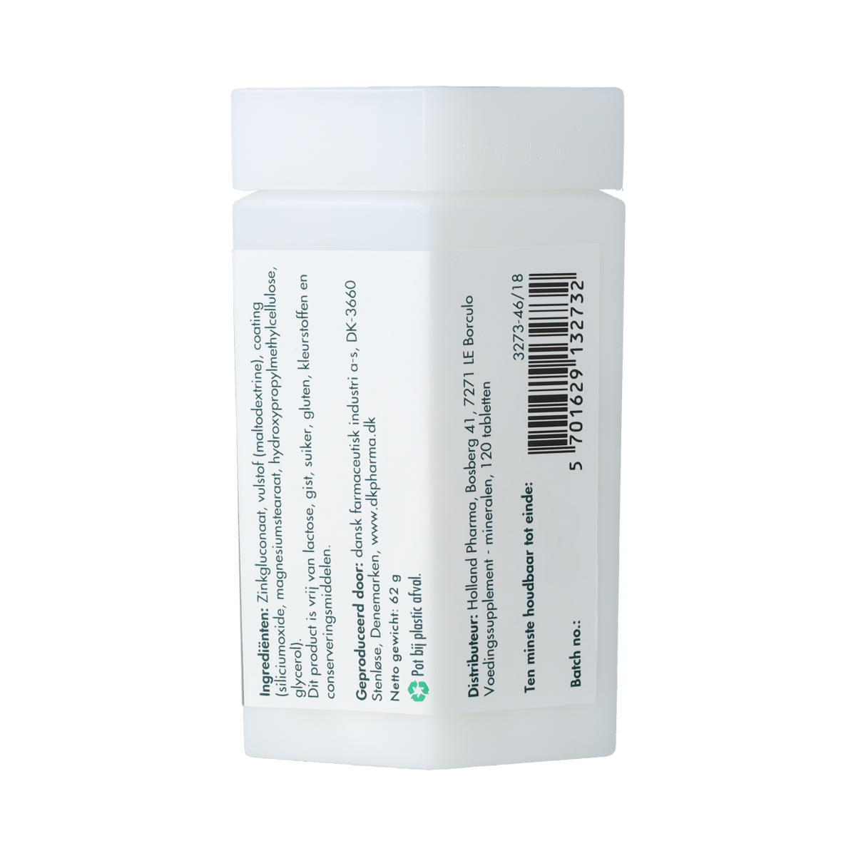 Berthelsen Zink gluconaat 20mg 120.00 Tabletten