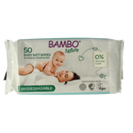 Bambo Nature wet wipes 50.00 Stuks