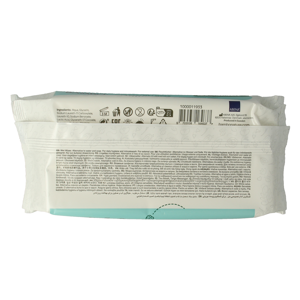 Bambo Nature wet wipes 50.00 Stuks