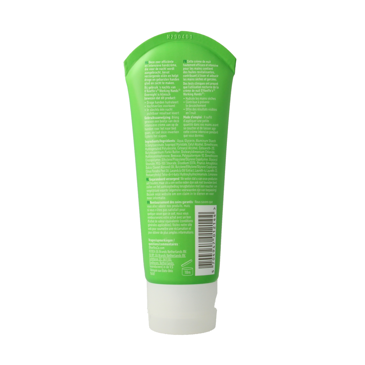 O'Keeffe's Working hands overnight 80.00 Milliliter