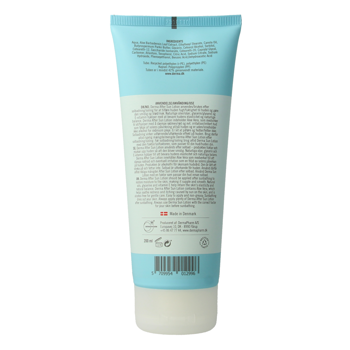 Derma Aftersun lotion 200.00 Milliliter