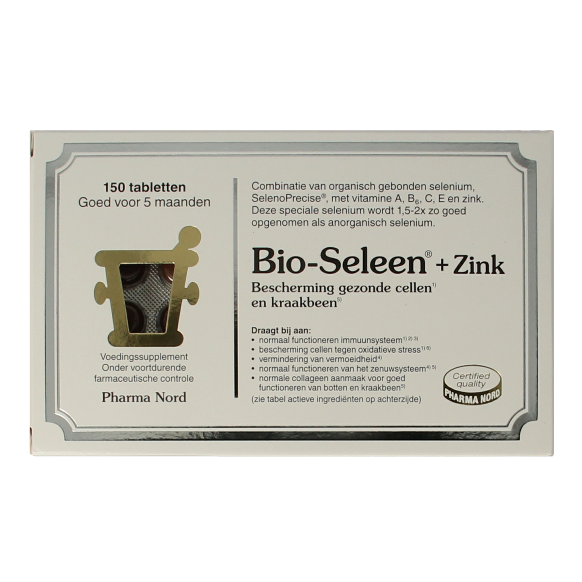 Pharma Nord Bio seleen & zink 150.00 Tabletten