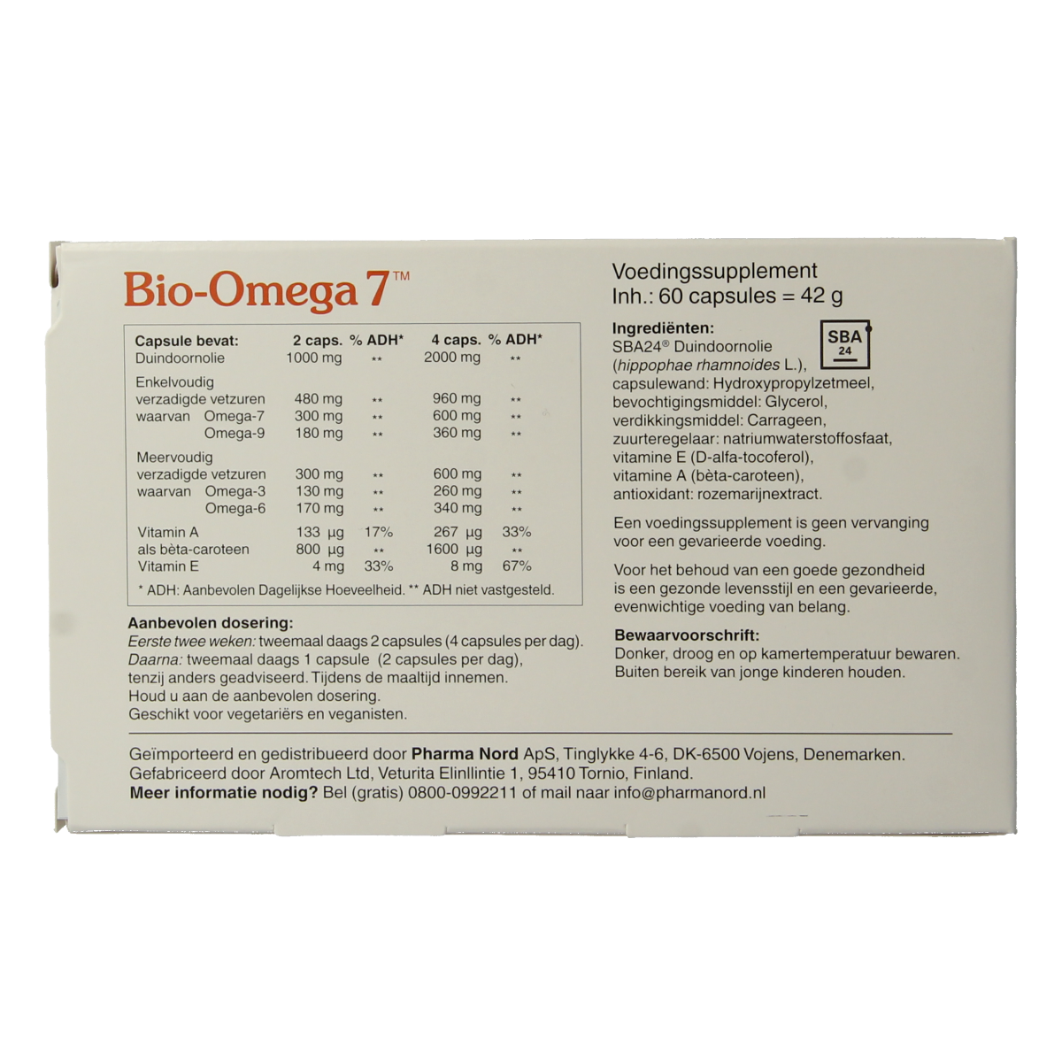 Pharma Nord Bio Omega 7 60.00 Capsules