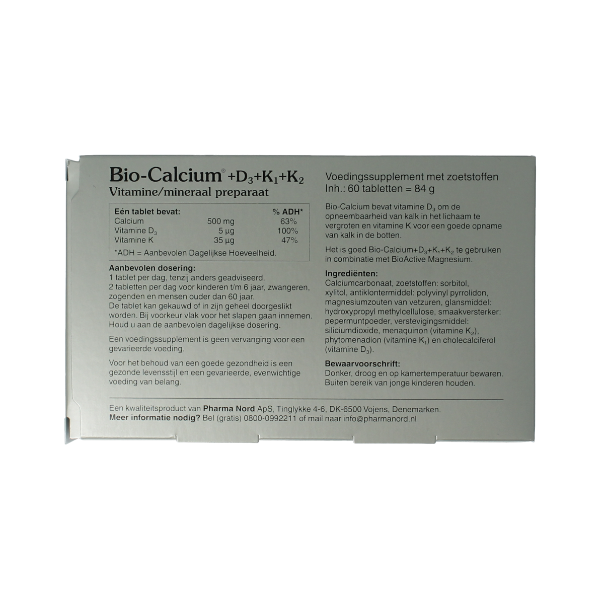 Pharma Nord Bio calcium & D3 & K1 & K2 60.00 Tabletten