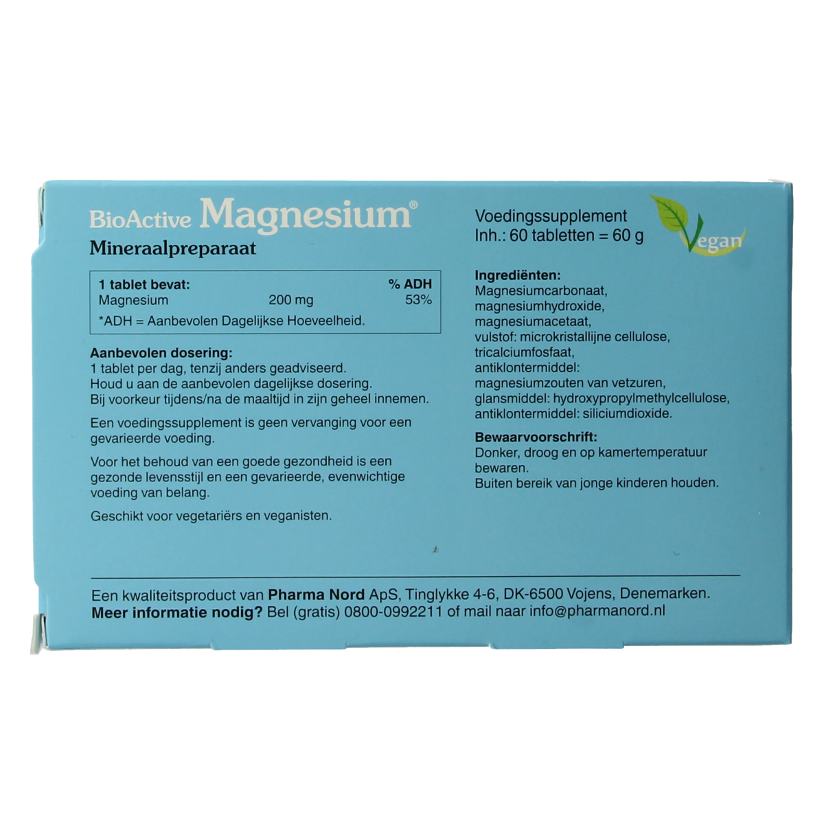 Pharma Nord BioActive magnesium 60.00 Tabletten