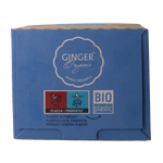 Ginger Organic Maandverband nacht met vleugels 10.00 Stuks