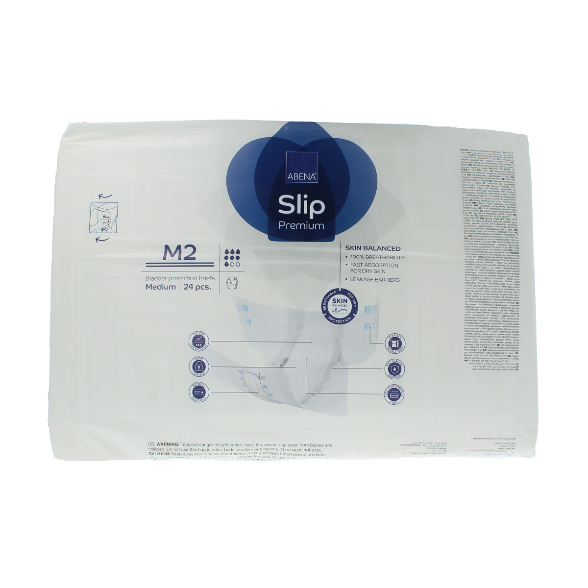 Abena Slip M2 premium 24.00 Stuks