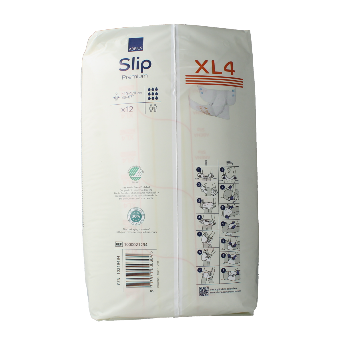 Abena Slip XL 4 premium 12.00 Stuks