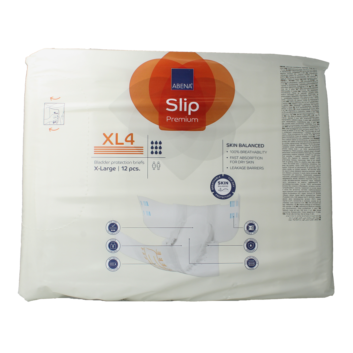 Abena Slip XL 4 premium 12.00 Stuks