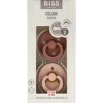 Bibs Fopspeen maat 2 woodchuck/blush 2 pack 2.00 Stuks
