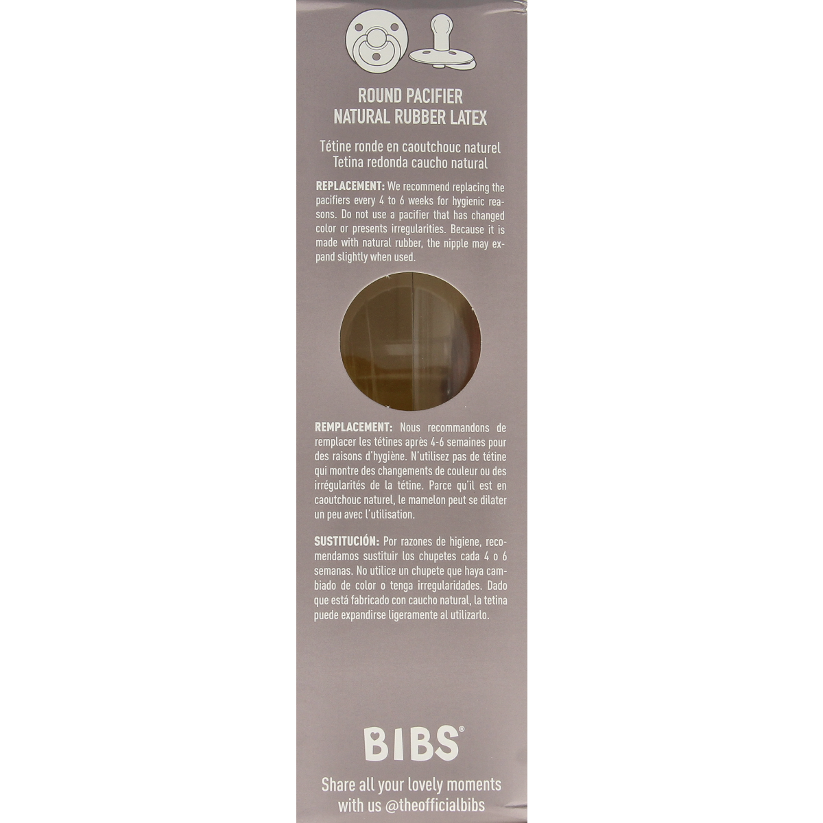 Bibs Fopspeen maat 2 woodchuck/blush 2 pack 2.00 Stuks