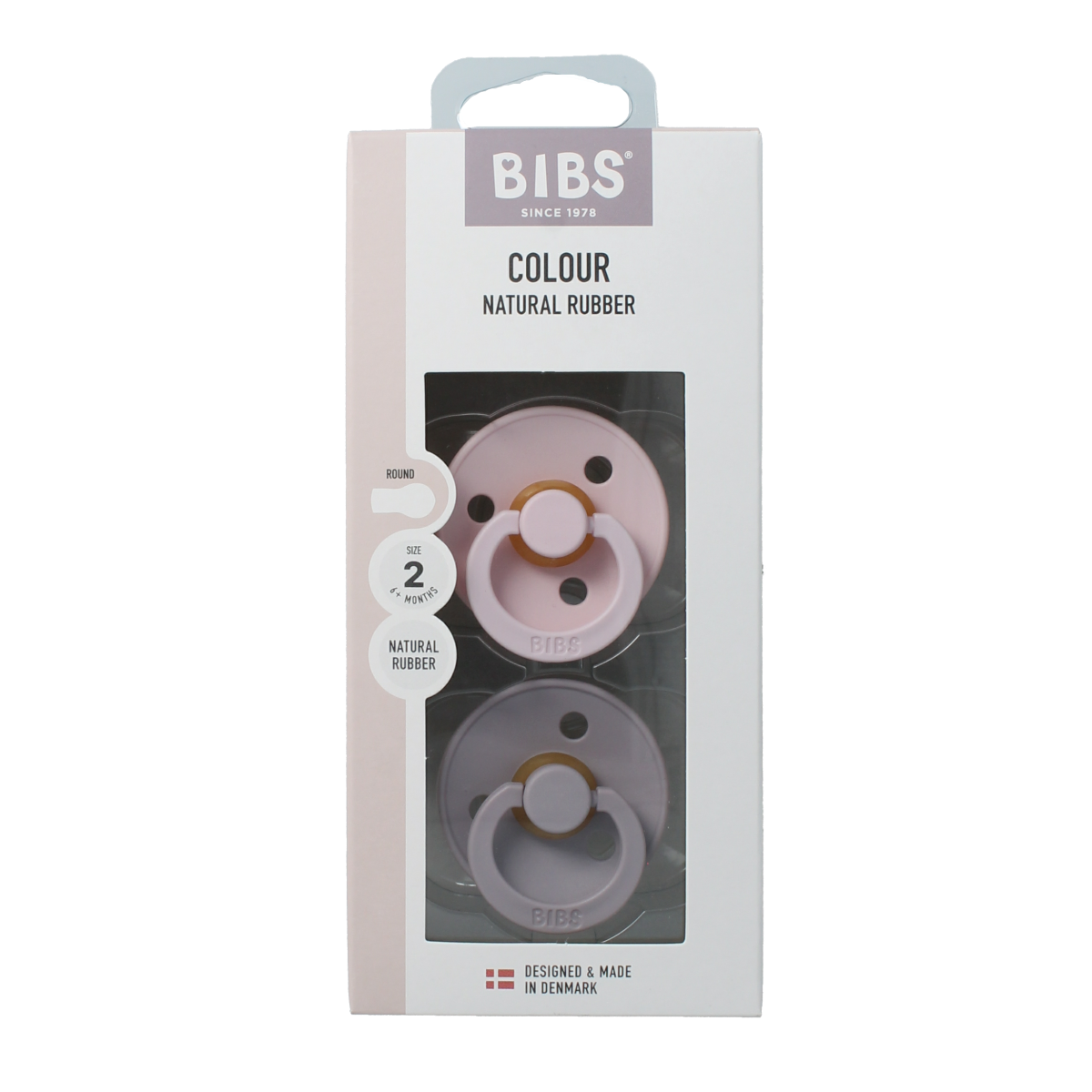 Bibs Fopspeen maat 2 blossom dusky lilac natural rubber 2.00 Stuks