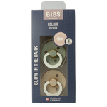 Bibs Fopspeen maat 2 sage vanilla night 2 Stuks