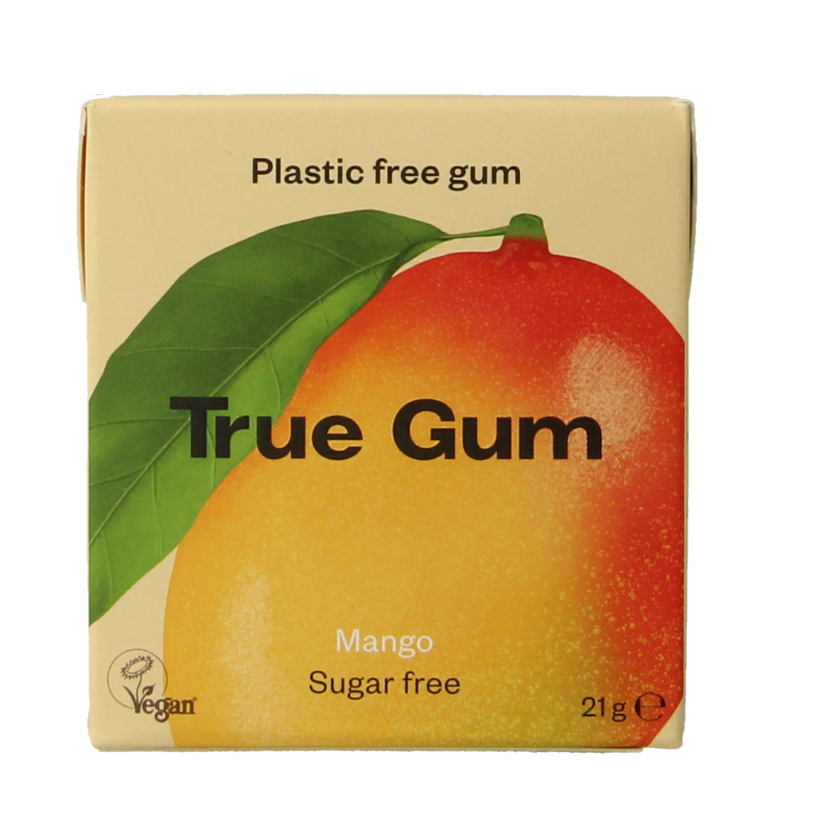 True Gum Mango suikervrij 21.00 Gram