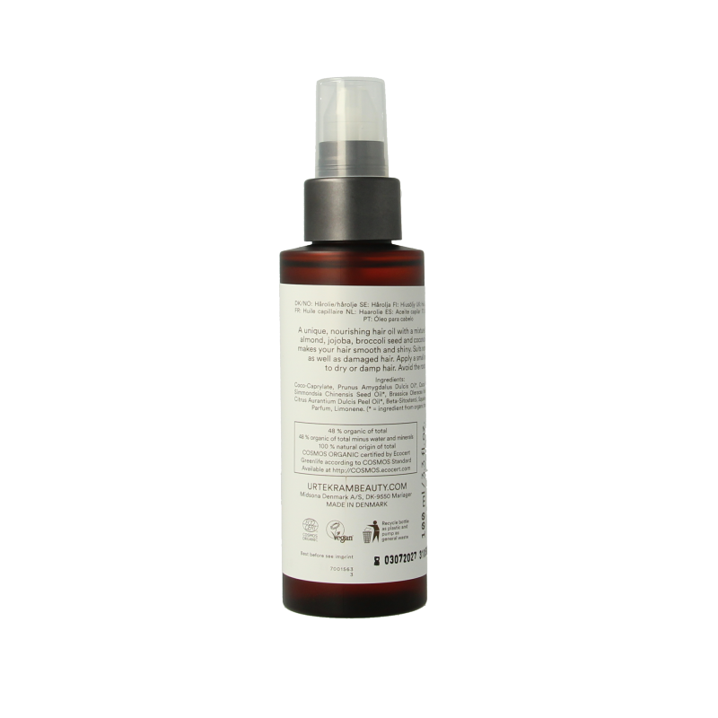 Urtekram Haarolie kokosnoot 100 Milliliter
