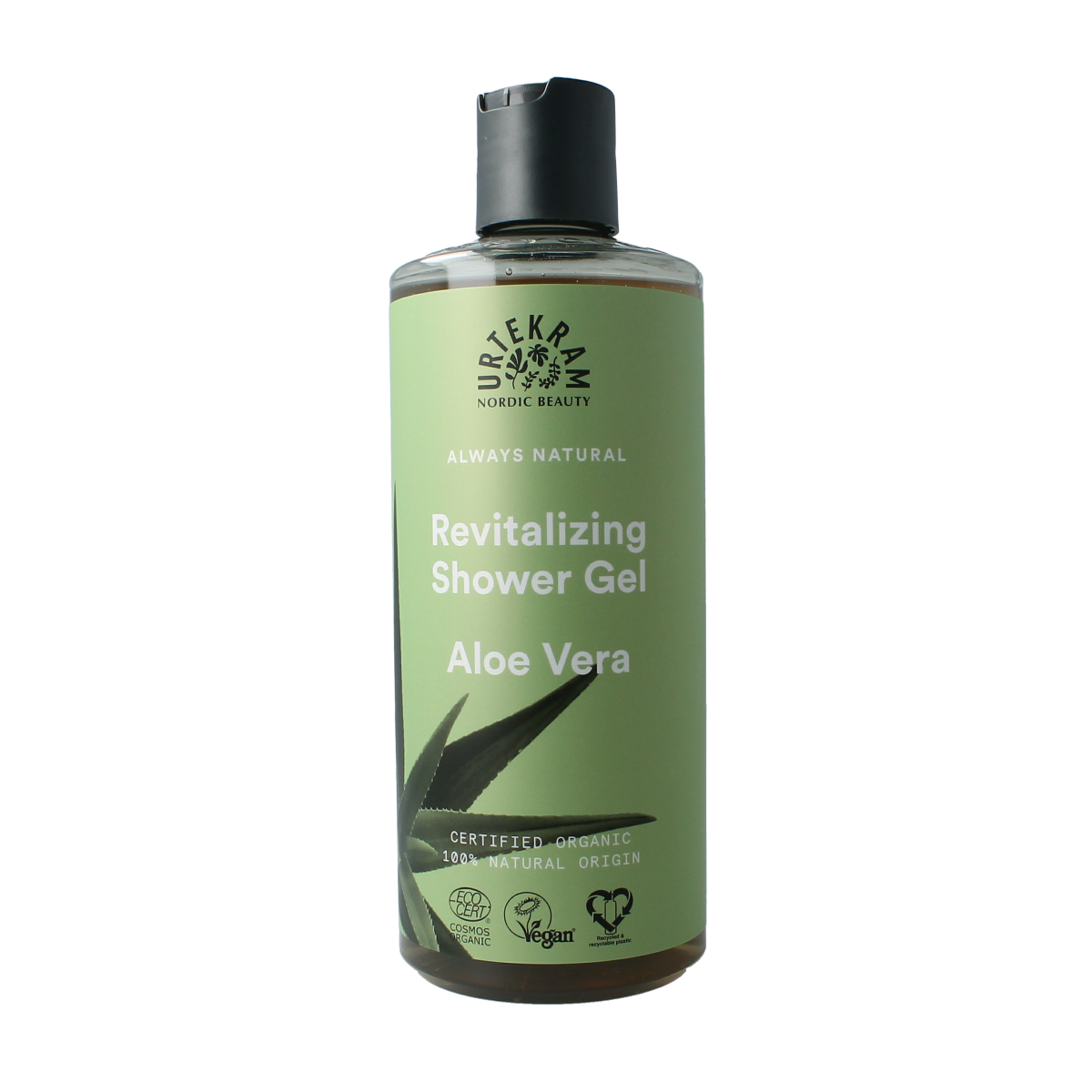 Urtekram Douchegel aloe vera 500.00 Milliliter
