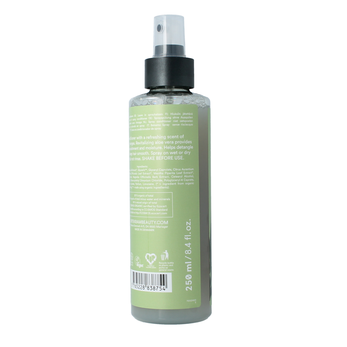 Urtekram Conditioner spray aloe vera 250.00 Milliliter