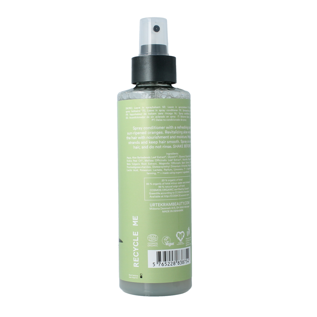 Urtekram Conditioner spray aloe vera 250.00 Milliliter