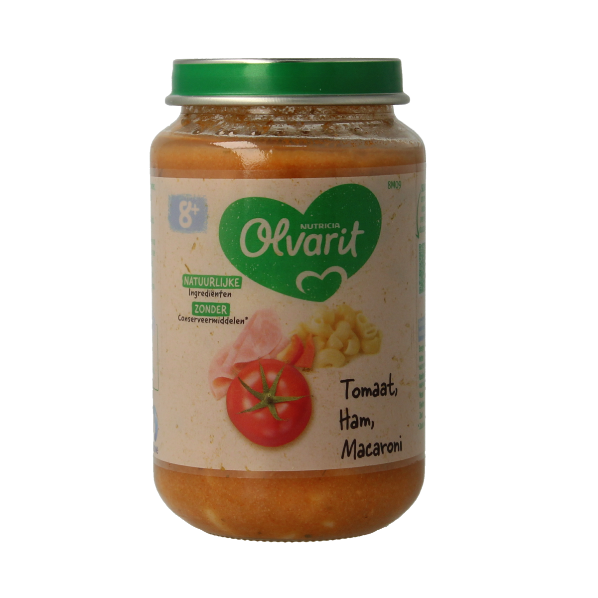 Olvarit Tomaat ham macaroni 8M09 200.00 Gram