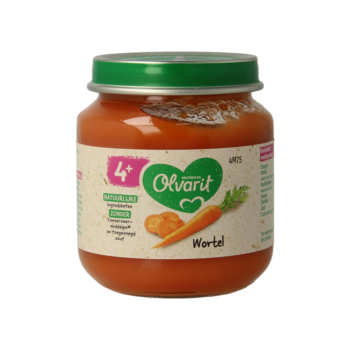 Olvarit Wortel 4M75 125.00 Gram