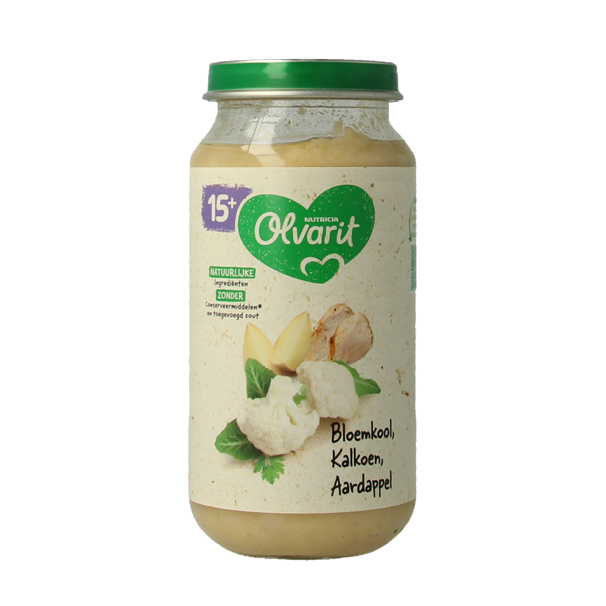 Olvarit Bloemkool kalkoen aardappels 15M08 250.00 Gram