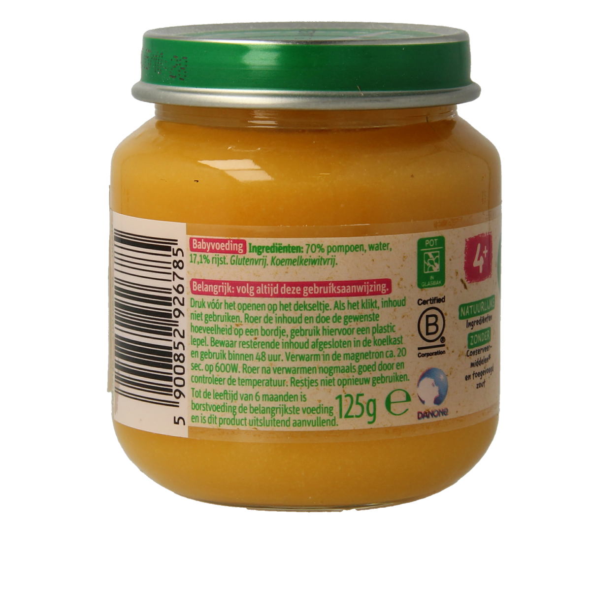 Olvarit Pompoen rijst 4M76 125.00 Gram