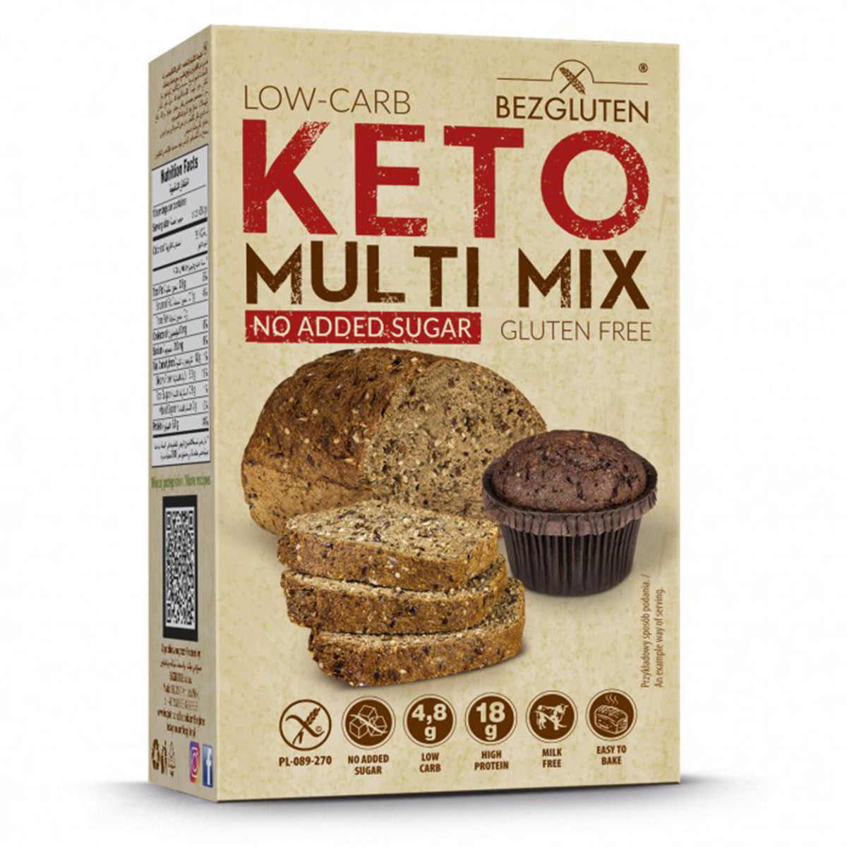 Bezgluten Multi mix keto glutenvrij 250.00 Gram