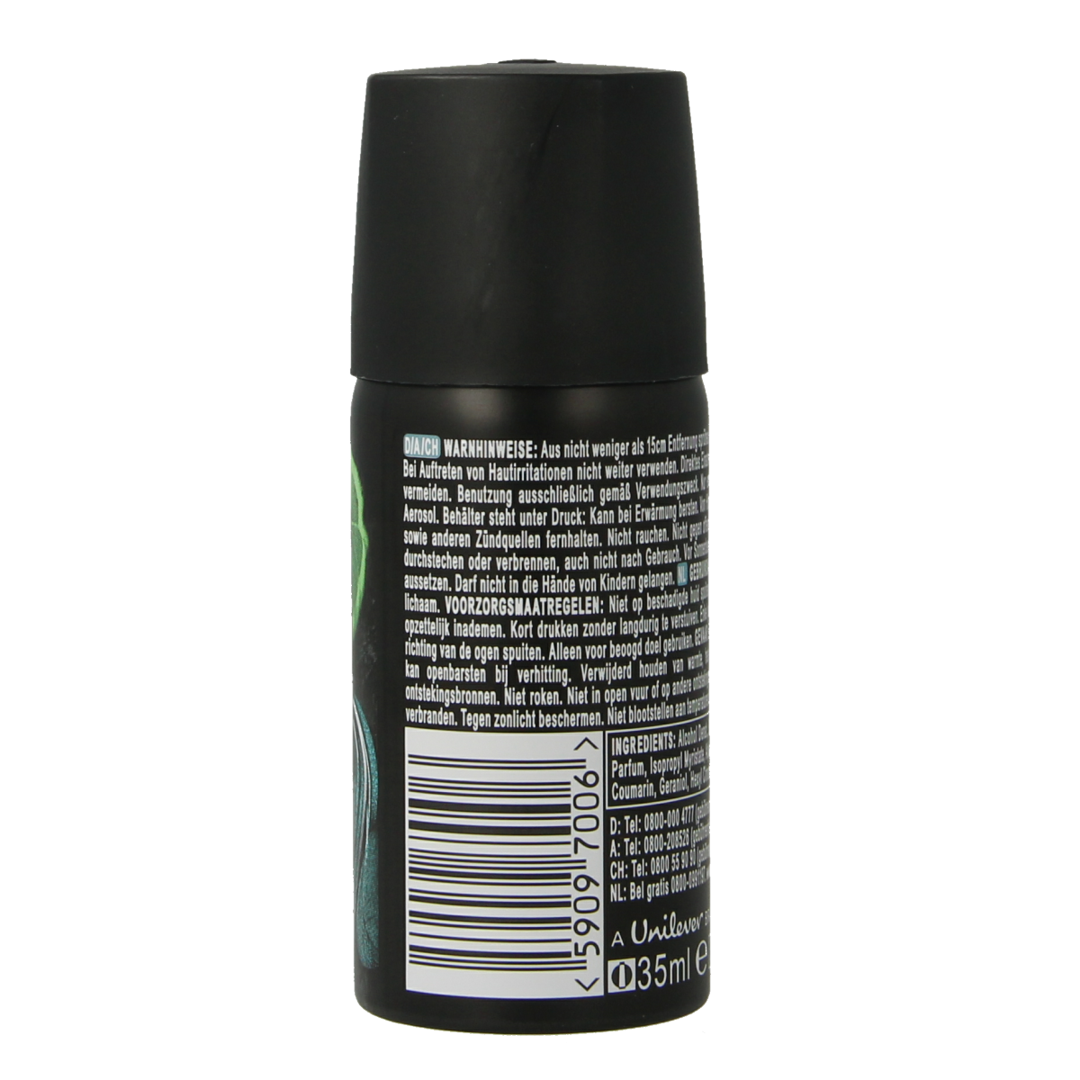AXE Deodorant bodyspray aqua bergamot 35.00 Milliliter
