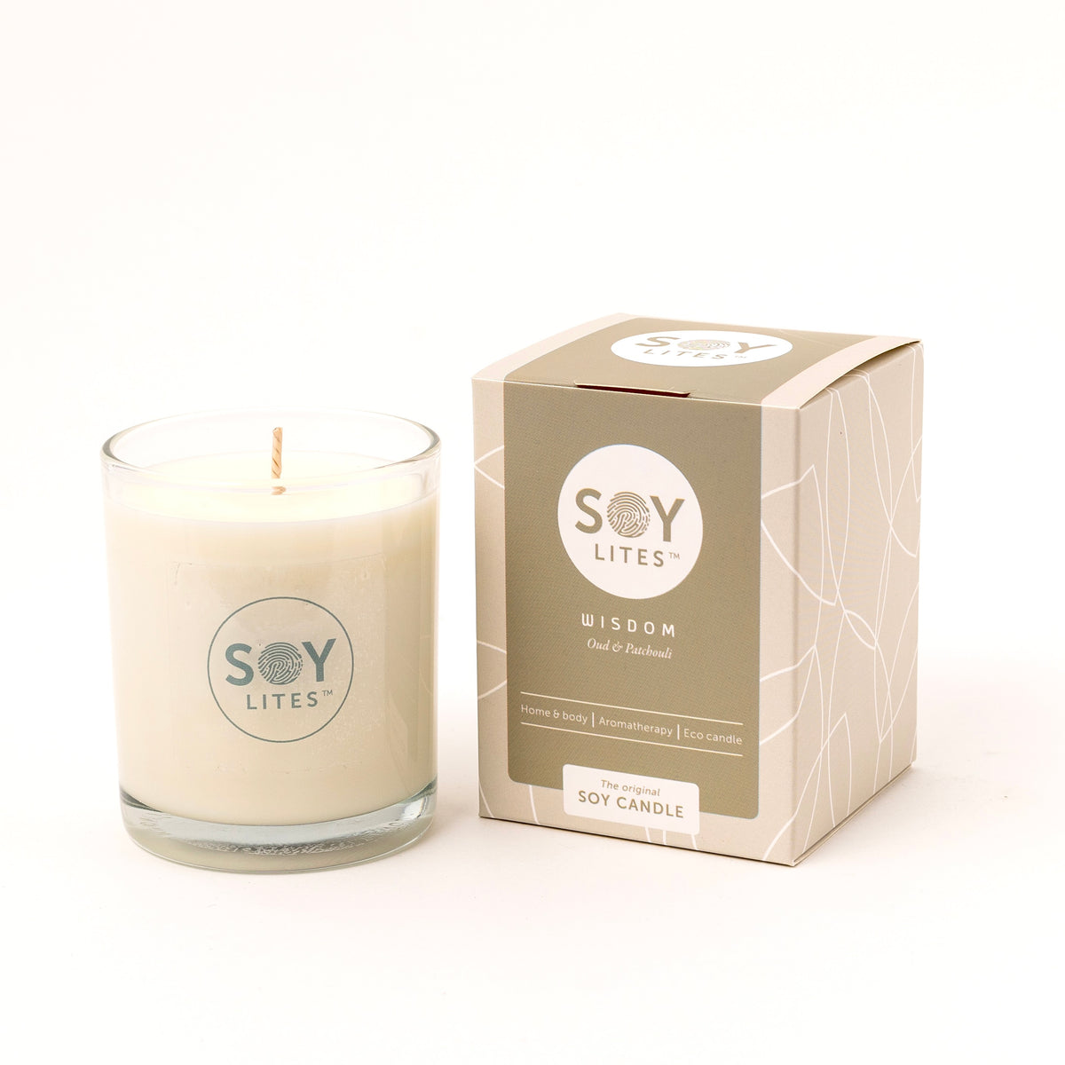 Soylites Soja geurkaars wisdom 70.00 Milliliter