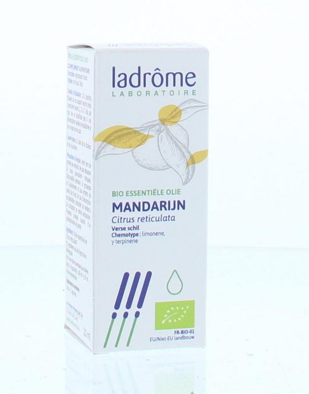 Ladrome Mandarijn olie bio 10.00 Milliliter