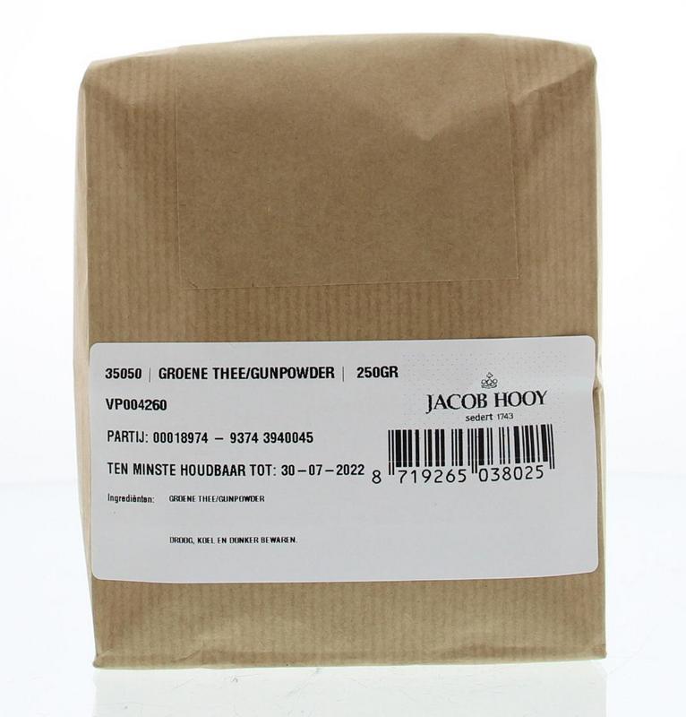 Jacob Hooy Groene thee/gunpowder 250.00 Gram