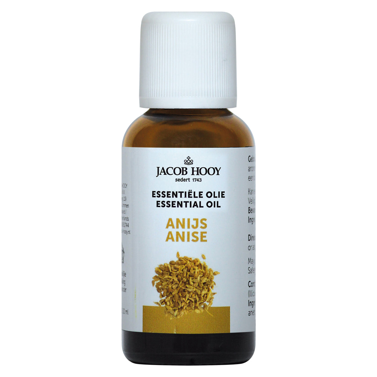 Jacob Hooy Steranijs olie 30.00 Milliliter