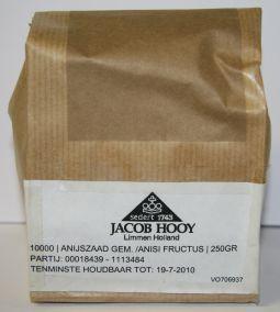 Jacob Hooy Anijszaad gemalen 250.00 Gram