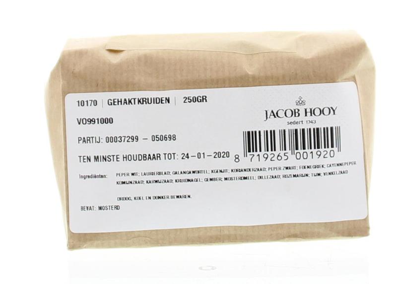 Jacob Hooy Gehaktkruiden 250.00 Gram
